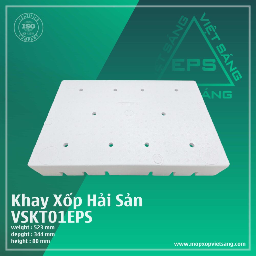 khay xốp hải sản Việt Sáng eps