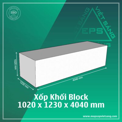 xốp khối block lớn 4m Việt Sáng EPS