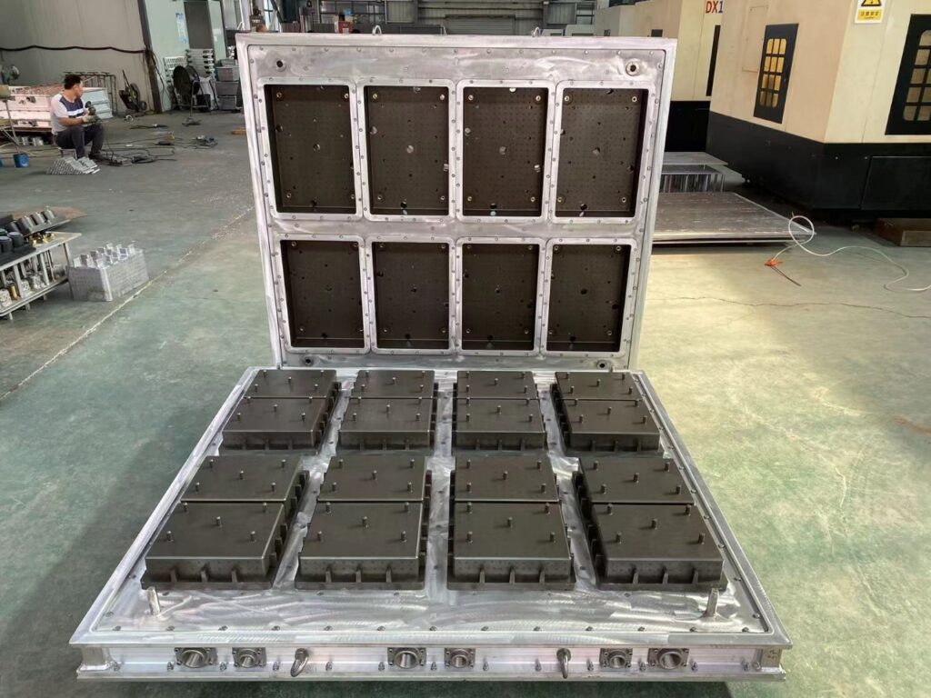 Gia công CNC nhôm, sản xuất bộ khuôn mốp xốp định hình hoàn chỉnh